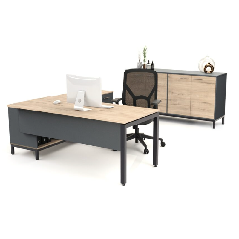 Executive desk workstation